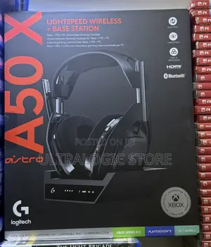 New Logitech G Astro A50 X Wireless Gaming Headset + Base Station