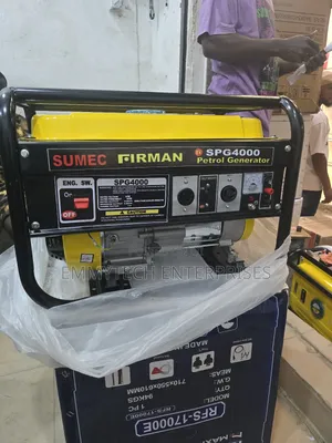 Sumec Firman(4.0kva)Petrol Generator Model Spg4000m 100% Copper Coil