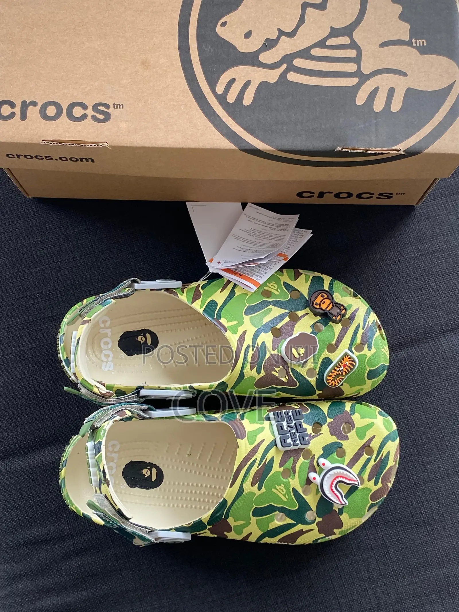 Bape X Crocs Classic