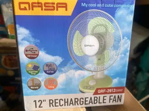 12 Inches Solar Rechargeable Fan