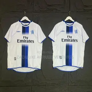 White Chelsea Retro Jersey