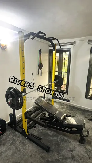 Hd Squat Rack Commercial/Personal Use Available at Rivers_sports