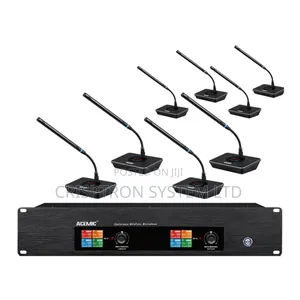 Eu-8608 Acemic 8 Channels Wireless Conference Microphone