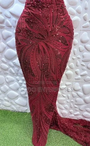 Ren N Green Only Luxury Full Hand Beaded Lace