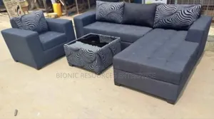 L Shape Chairs With Center Table