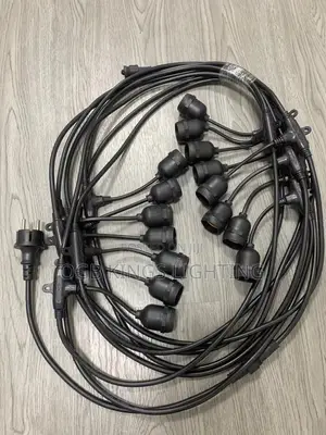 String Cable Commercial Grade Waterproof With E27