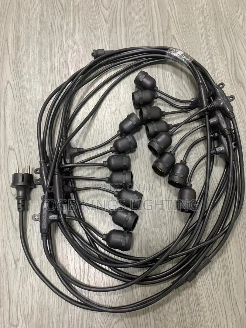 String Cable Commercial Grade Waterproof With E27