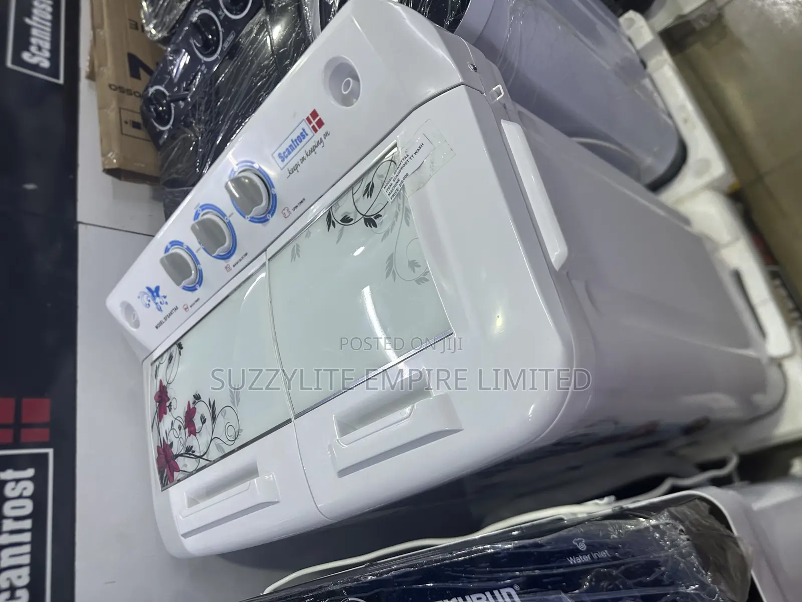 Scanfrost A6 Top Loader Washing Machine Semi Automatic 6kg