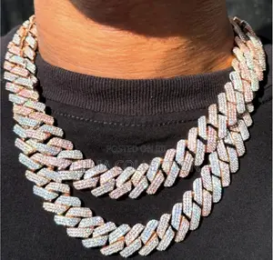 Moissanite Diamond Cuban Necklace