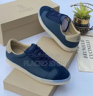 Original Brunello Cucinelli Leather Sneakers