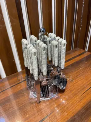 24pcs Stainless Steel Cutlery Set