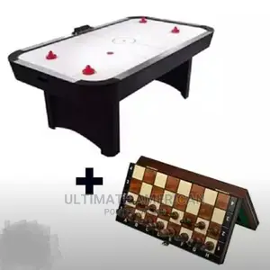Brand New Air Hockey + Chess Board Game