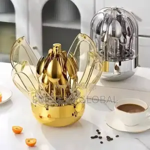 This Is a Generic 24-Piece Egg-Shaped Stainless Steel Cutlery Set