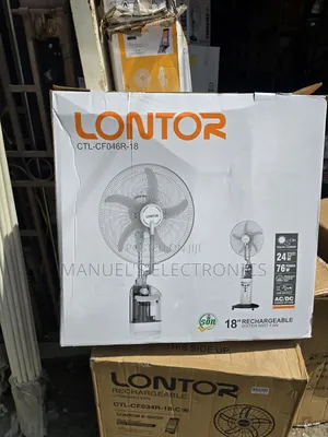 Come I Have Lontor Rechargeable Standing Fan Water Mist 18inch