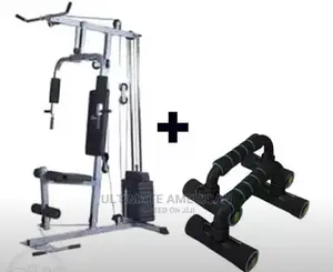 Station Gym + Push-Up Bar and 50kg Weight Brand New