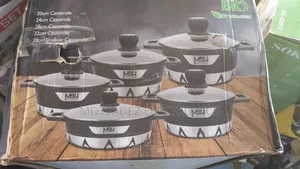 MBH Exclusive 10pcs Super Quality Cast Iron Non Stick Cookware Set