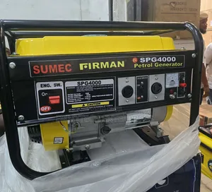 (4.0kva)Sumec Firman Petrol Gen Model Spg4000m 100%Copper Coil