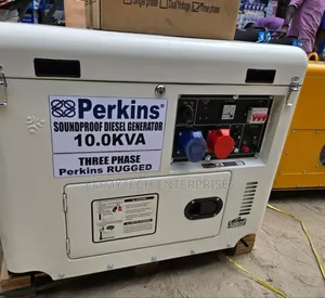 (Sp.10kva)Original Perkins Three Phase Diesel Soundproof Gen 1years Wy