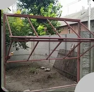 Double Fold Canopy Security Steel Door