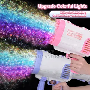 Automatic Kid’S Bubble Gun Machine - 32 Holes
