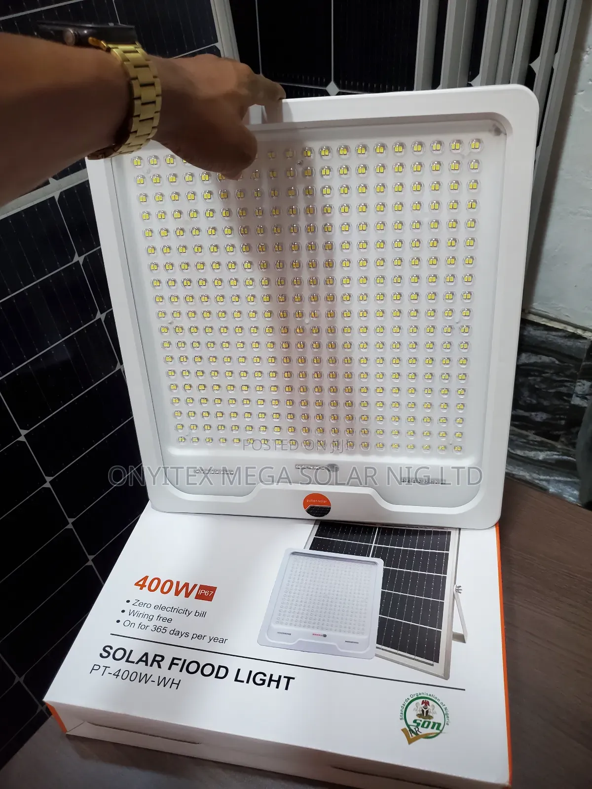 Putian Solar Flood Light Pt 400watts