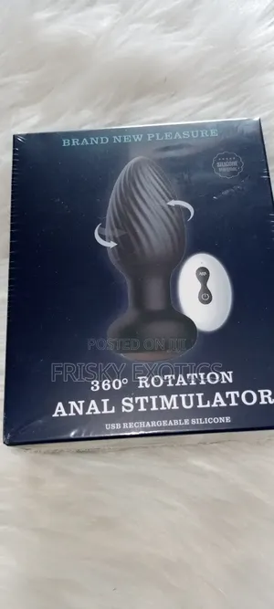 Remote Control 360 Rotating Butt Plug Vibrator
