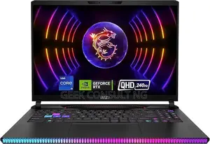 New Laptop MSI Raider GE78HX 32GB Intel Core i9 SSD 2T