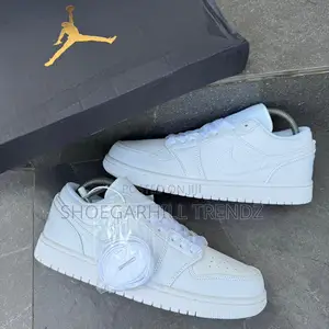 Nike Air Jordan 1 Low Triple White Available in Size 38-48