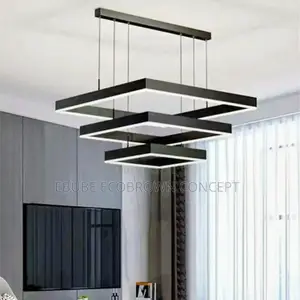 3 Ring Chandelier Modern Led Light