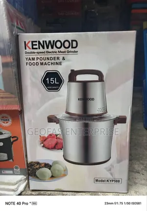 Kenwood Double Speed Electric Meat Grinder and Yam Pounder Food Machin