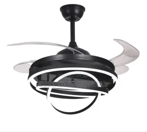 Luxury High Class Crystals Fan Light