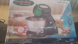 Eurosonic Es-211s 5-Speed Hand Mixer - 4l Stainless Bowl