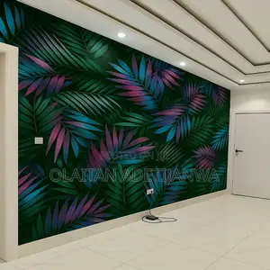 Luxury Cleanable Floral Wallpaper for Home and Office