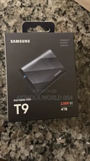 Brand New Sealed Samsung T9 Portable SSD 4terabyte