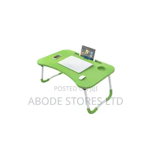 Multipurpose Foldable Wooden Laptop/Study Table Green