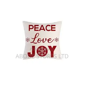 Peace Love Joy Throw Pillow - 18x18cm