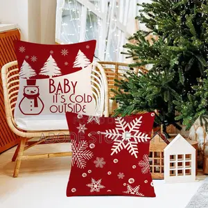 2 PCS Chrismas Throw Pillow