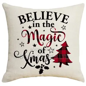 Believe in the Magic Christmas Throw Pillow