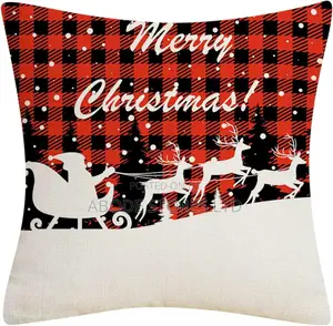 Santas Chariot Christmas Throw Pillow
