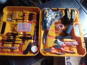 Dewalt Toolbox With 36v Screw Machine