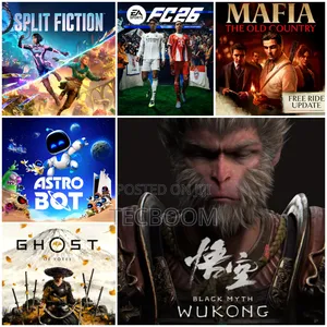 Fc 26,Astro Bot,Ghost of Yotei Many Other Games Ps5 Installation
