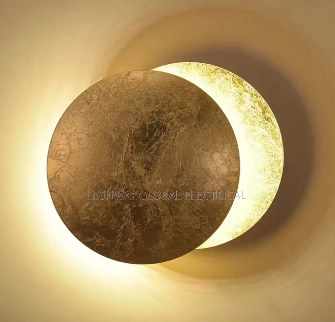 Moon  Concept Solar Eclipse Wall Decor Lamp