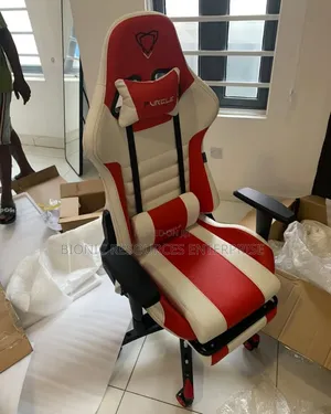 Red and White Gaming Chair
