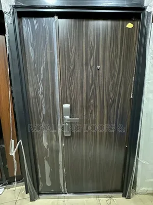 German Brown Steel Security Entrance Doors