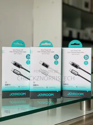 100w Pd Auto Power Off Joyroom Fast Charging Cable Type-C to Type-C