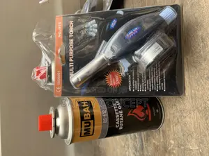 Multi-Purpose Flame Torch + Butane Gas Canister (Complete Set)