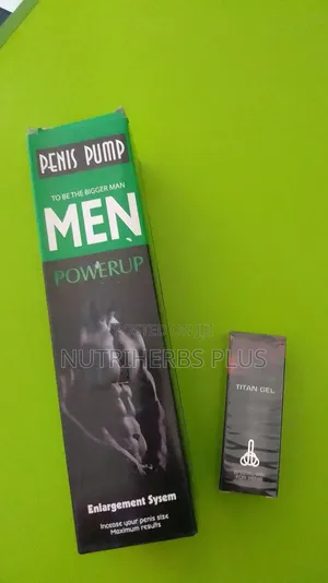 Penis Pump+ Titan Gel Red: For Penis Enlargement