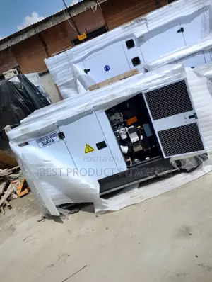 30kva Diesel Soundproof Model - Portable Wheels, 100% Pure Copper Coil