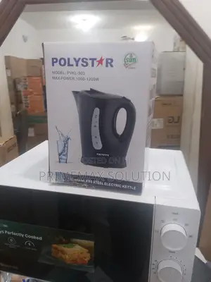 Polystar PVKL-903 Electric Kettle: Cordless Capacity With Lid Design
