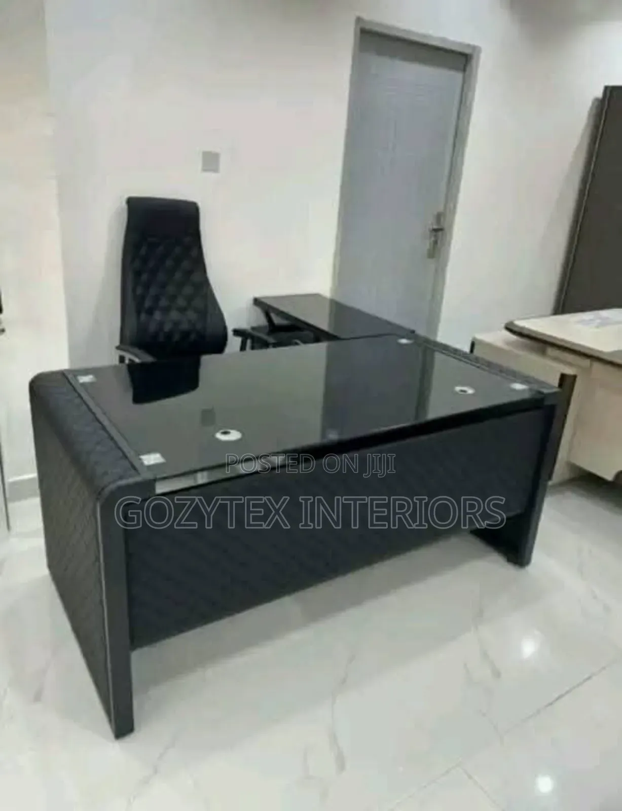 Glass Top Executive Office Table